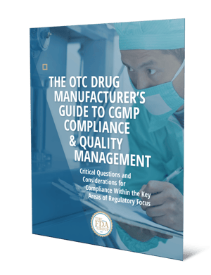 The OTC Drug Manufacturer's Guide to CGMP Compliance & Quality Management